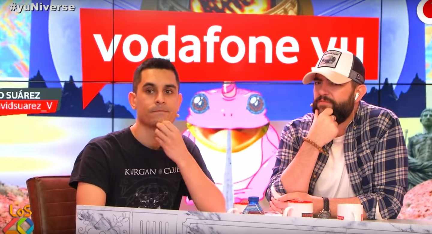 David Suárez y Dani Mateo en Vodafone Yu.