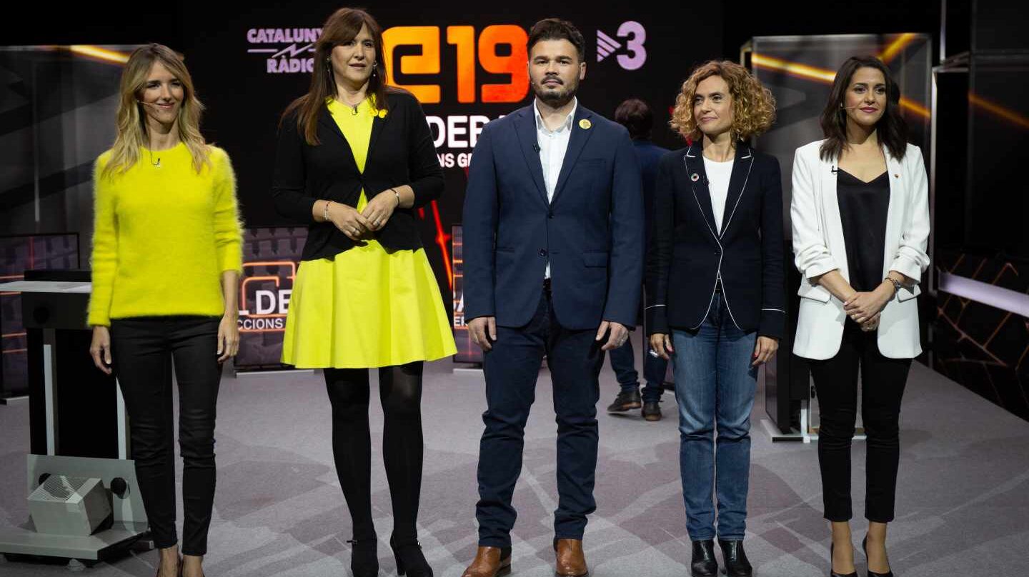Debate con Alvarez de Toledo, Borrás, Rufián, Batet y Arrimadas.