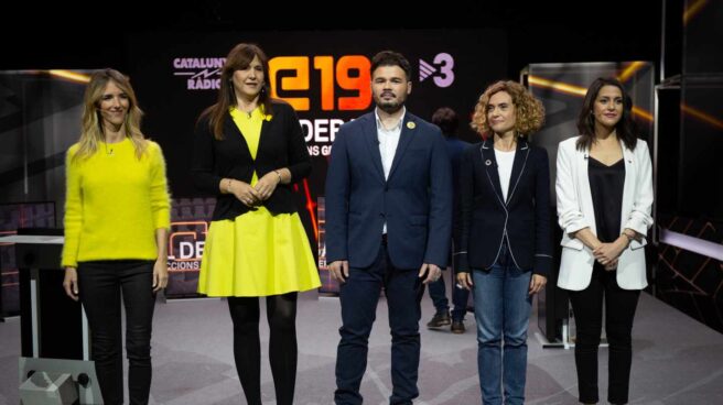 Arrimadas y Álvarez de Toledo, en el debate en TV3 pidiendo la cabeza de su director