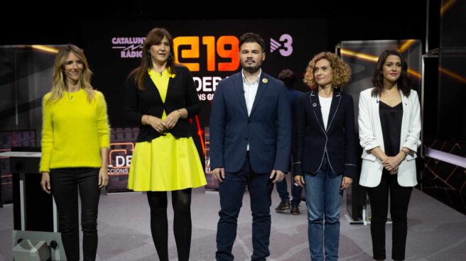 Debate con Alvarez de Toledo, Borrás, Rufián, Batet y Arrimadas.