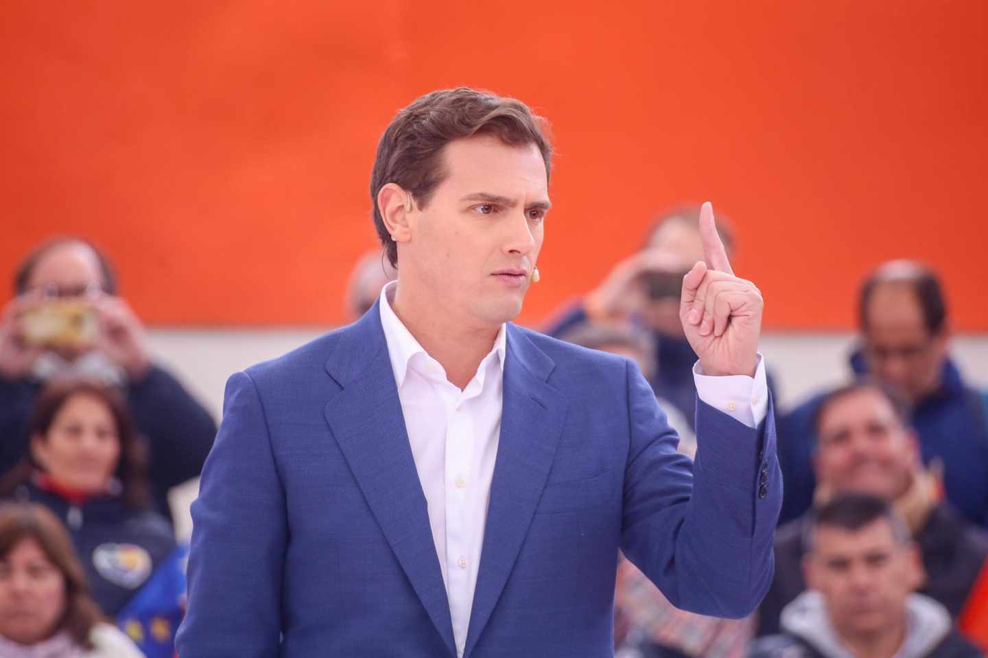 El candidato a la presidencia del Gobierno por Ciudadanos, Albert Rivera