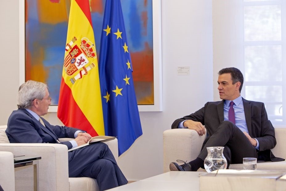 El presidente del Gobierno, Pedro Sánchez