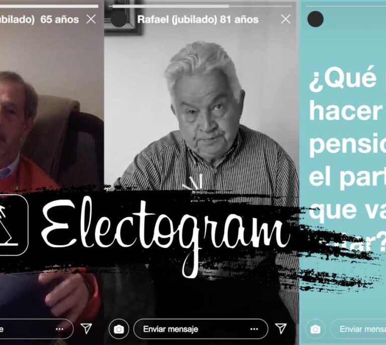 Pensionistas en el "Electogram": jubilados de izquierdas y derechas opinan sobre el 28-A