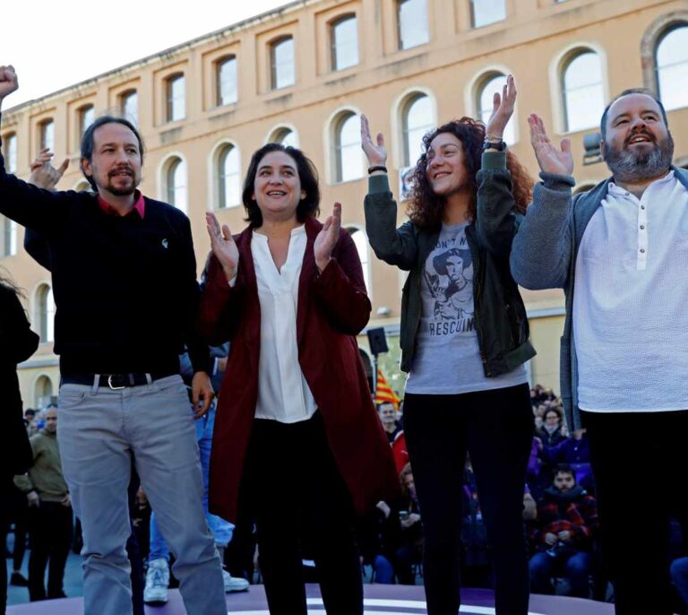Iglesias apela al votante del PSC, ERC y la CUP para ganar por tercera vez en Cataluña