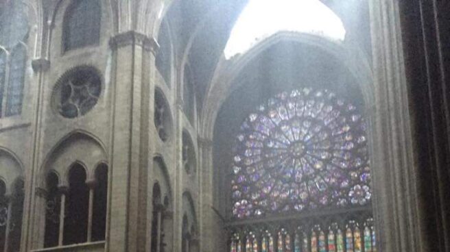 El rosetón y el órgano, entre los tesoros que han sobrevivido a las llamas de Notre-Dame