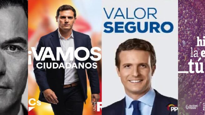 Sin rastro de Pablo Iglesias: Podemos oculta a su líder en los carteles electorales del 28A
