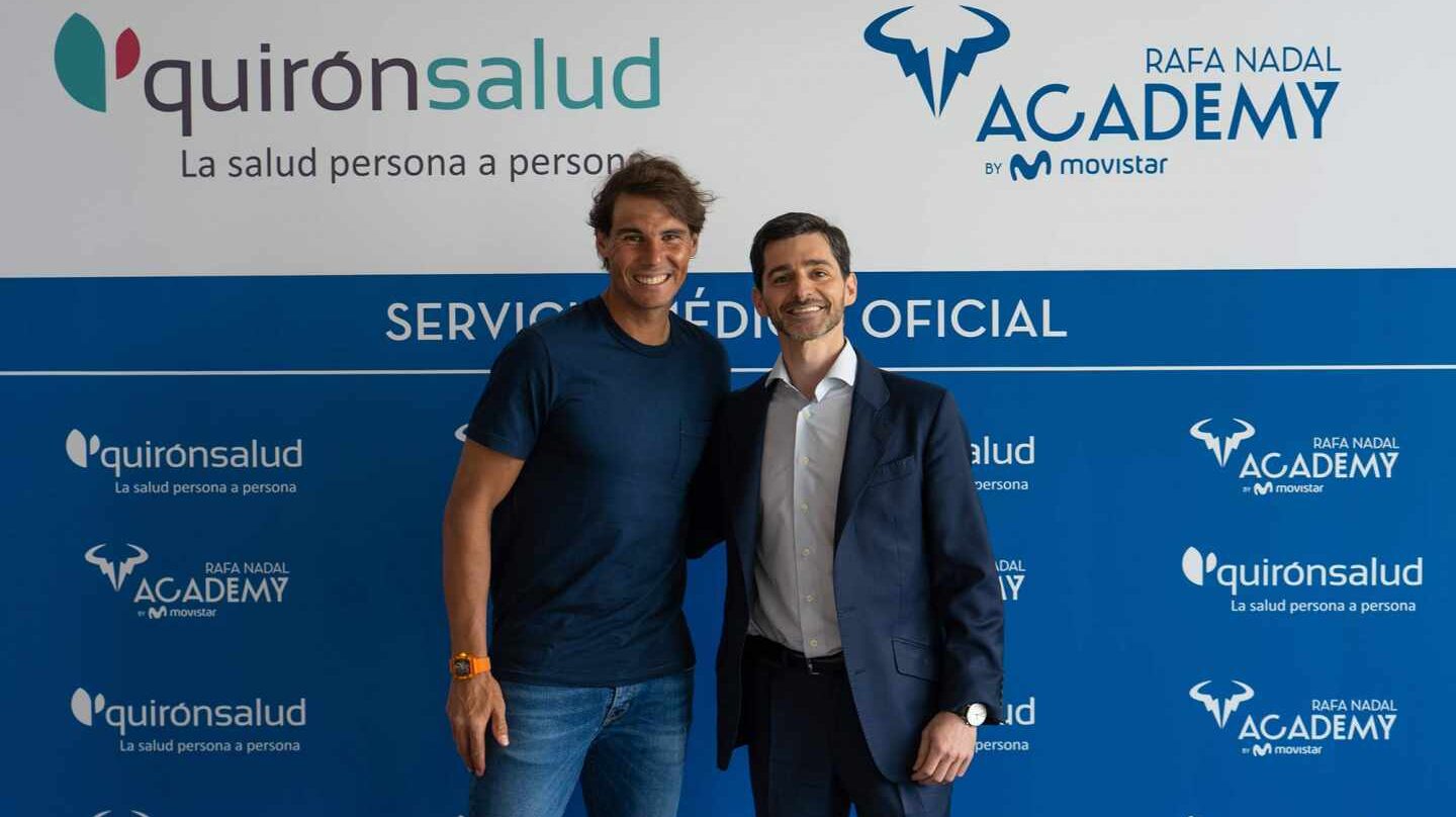 Nadal y Héctor Ciria en el acto