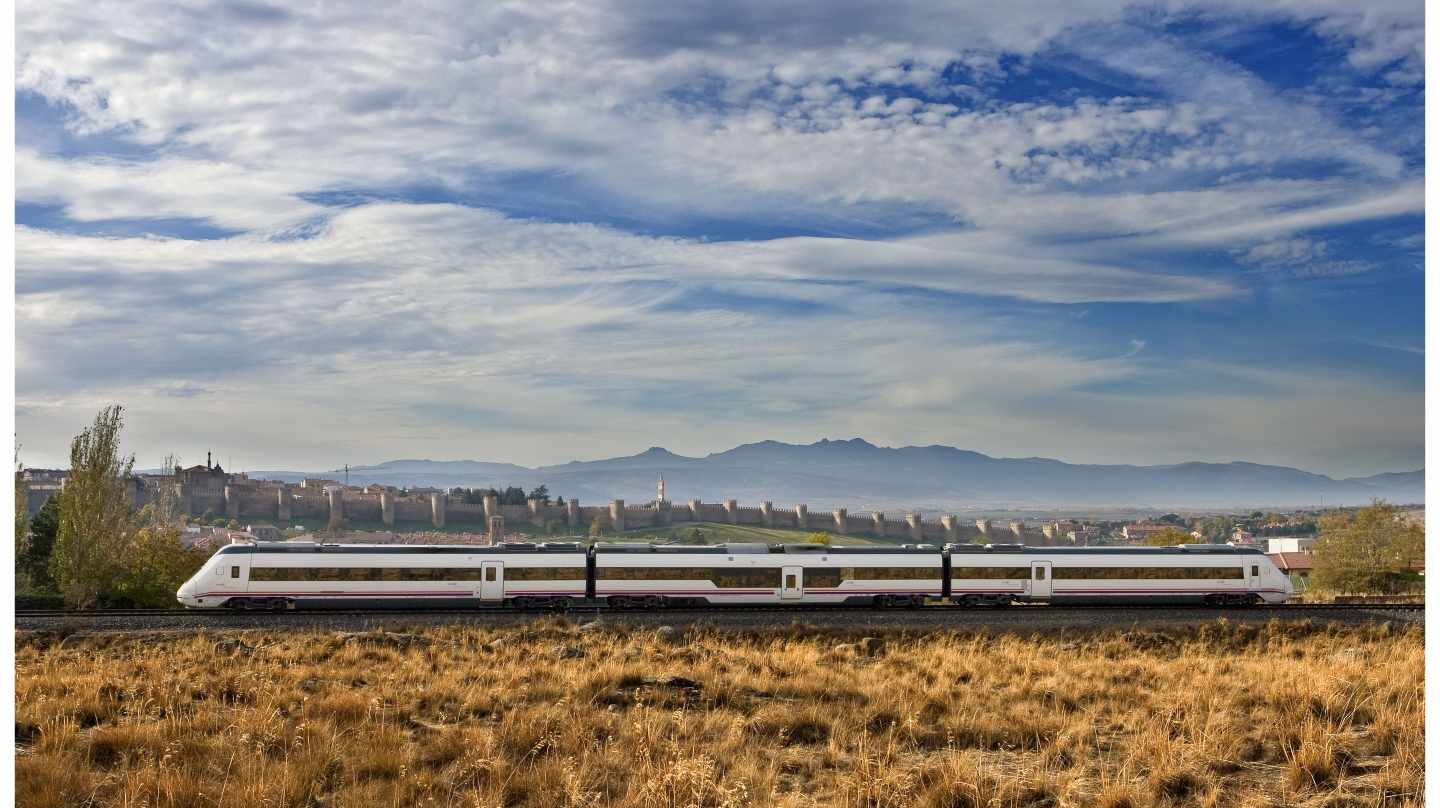 Tren en Ávila.