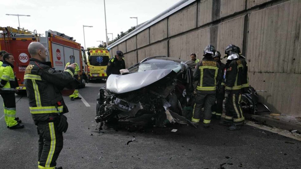 Accidente en Barcelona.