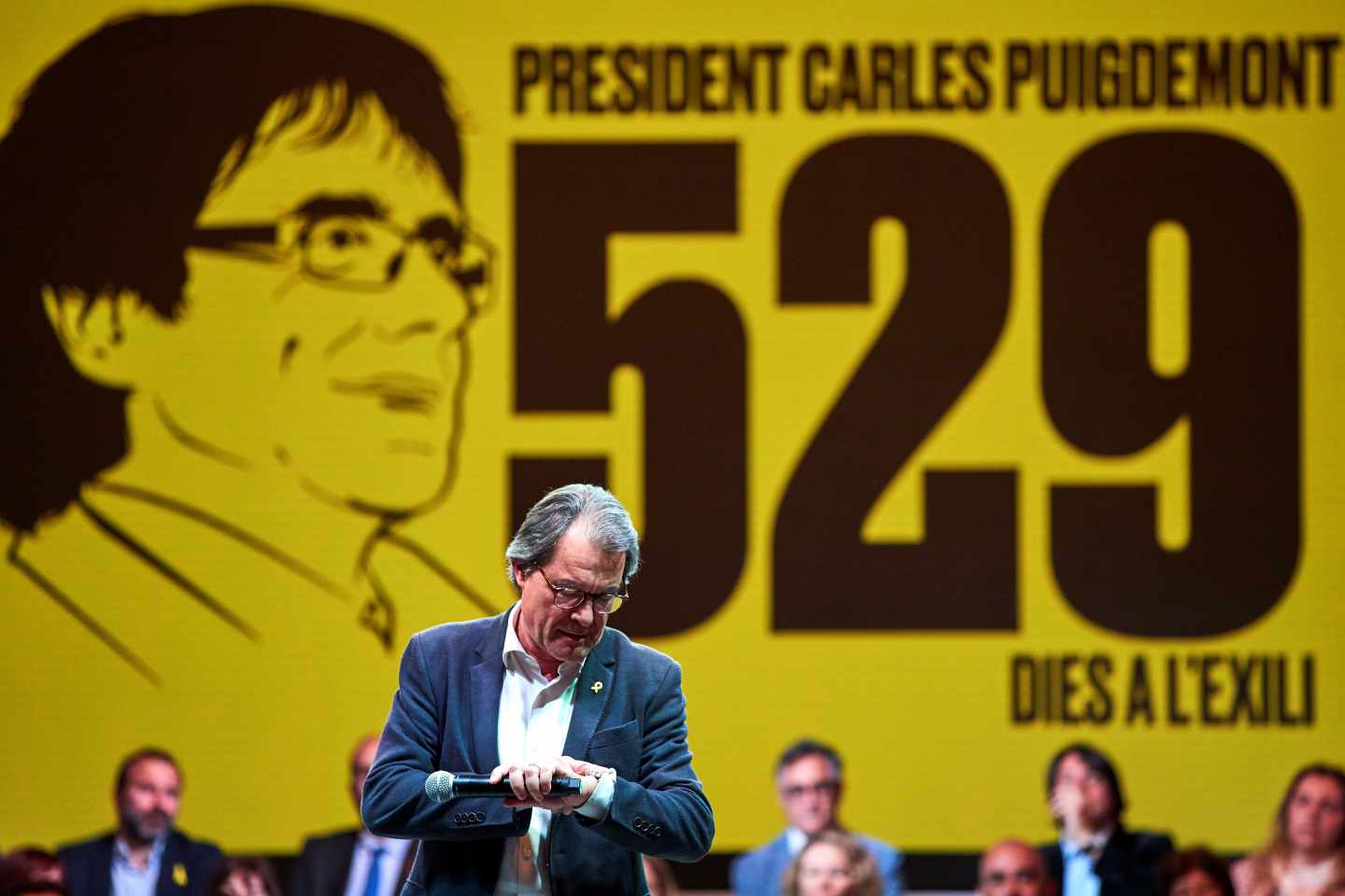 Artur Mas, en el arranque de campaña de Junts per Catalunya.