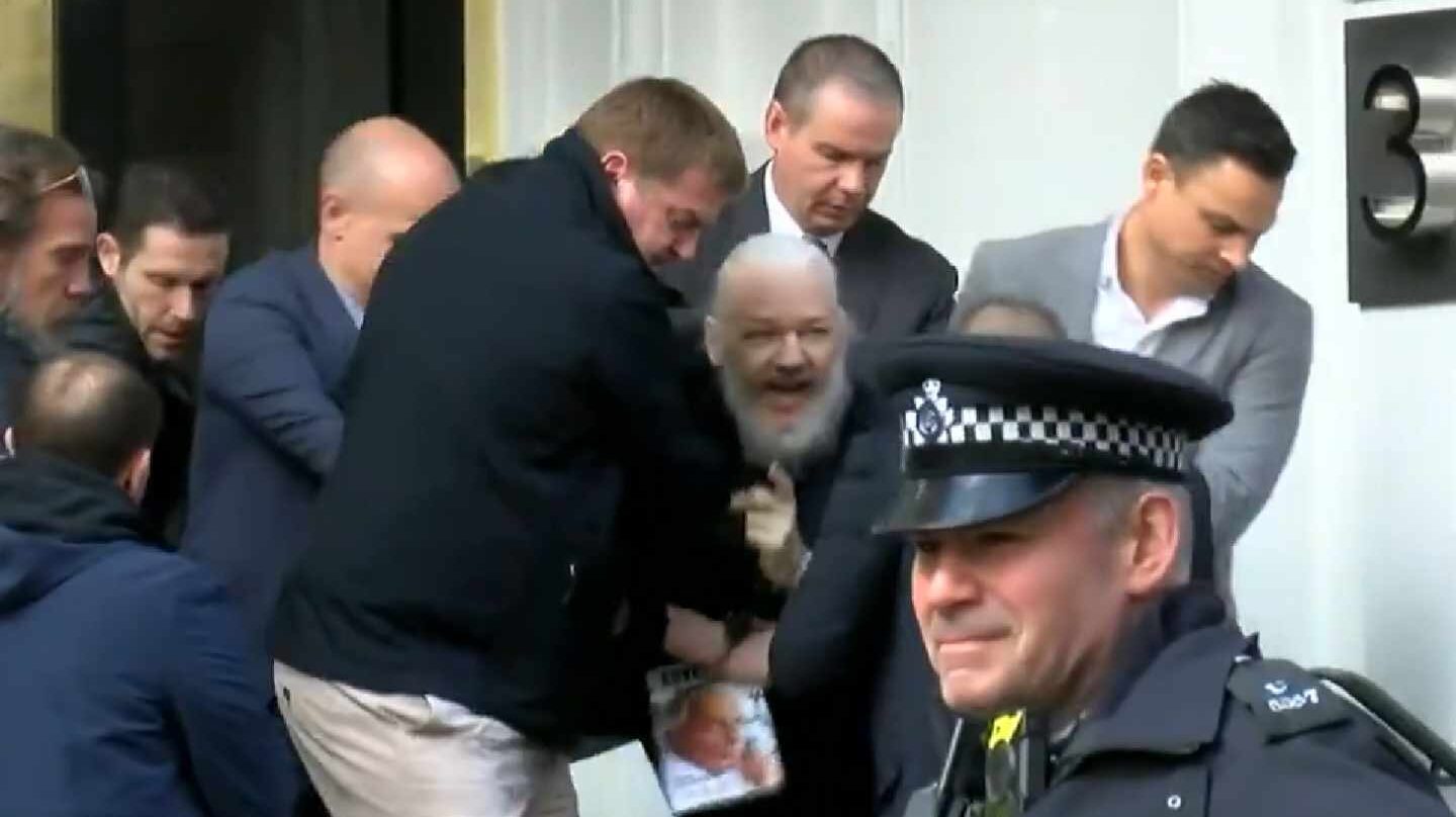 Detención de Julian Assange.