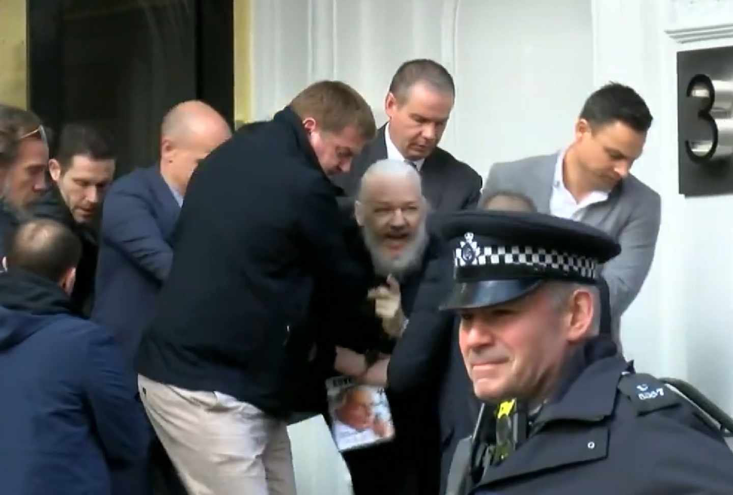 Detención de Julian Assange.