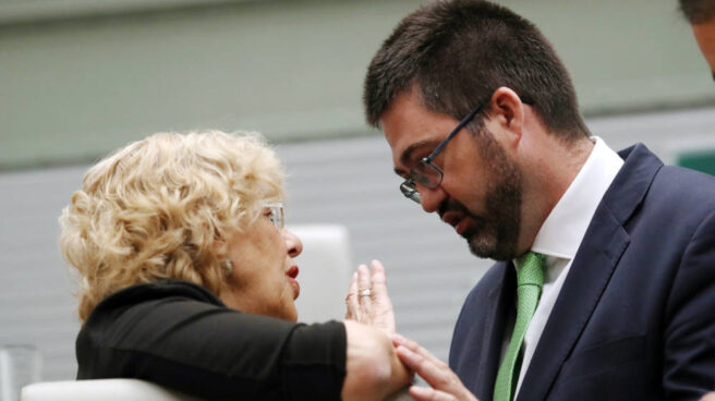 Manuela Carmena y Sánchez Mato en una imagen de archivo