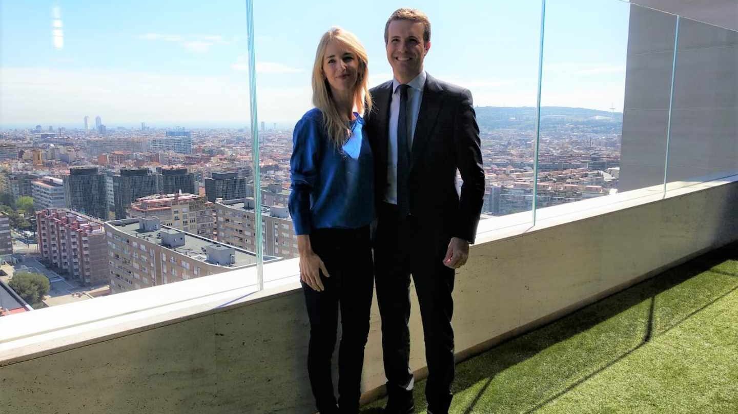 Cayetana Álvarez de Toledo y Pablo Casado.