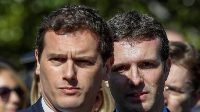 Albert Rivera y Pablo Casado en una imagen de archivo