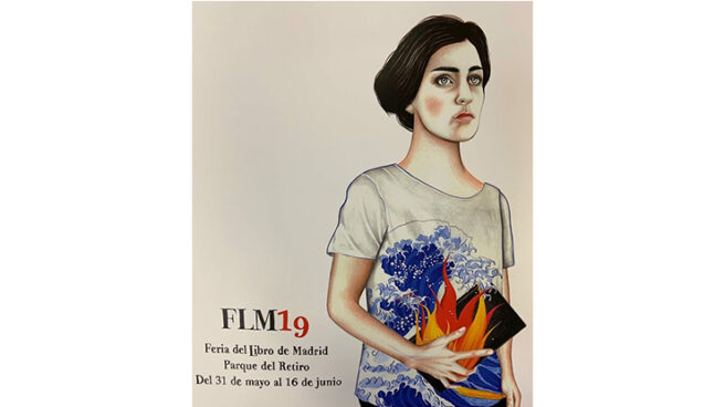 Cartel de la 78º edición de la Feria del Libro de Madrid, por Sara Morante.