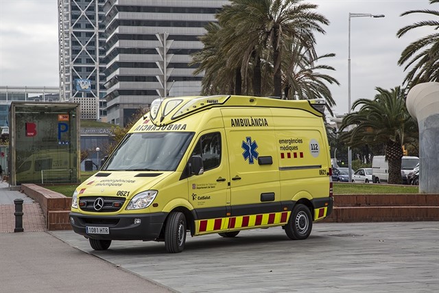 Ambulancia del Sistema de Emergencias Médicas.