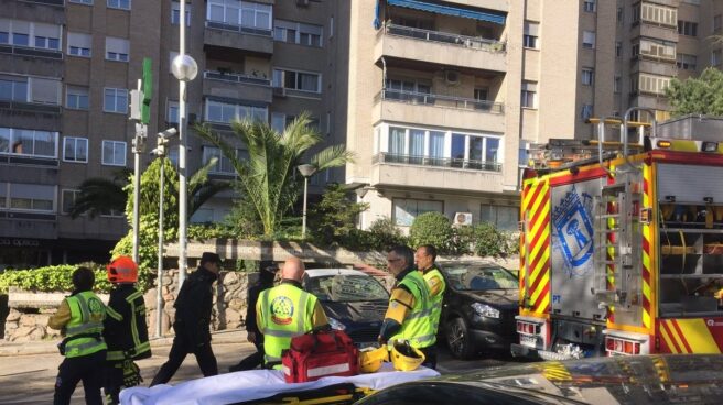 Efectivos sanitarios en Madrid.