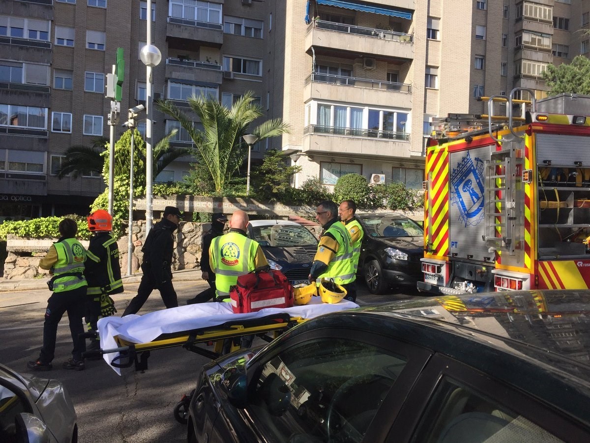 Efectivos sanitarios en Madrid.