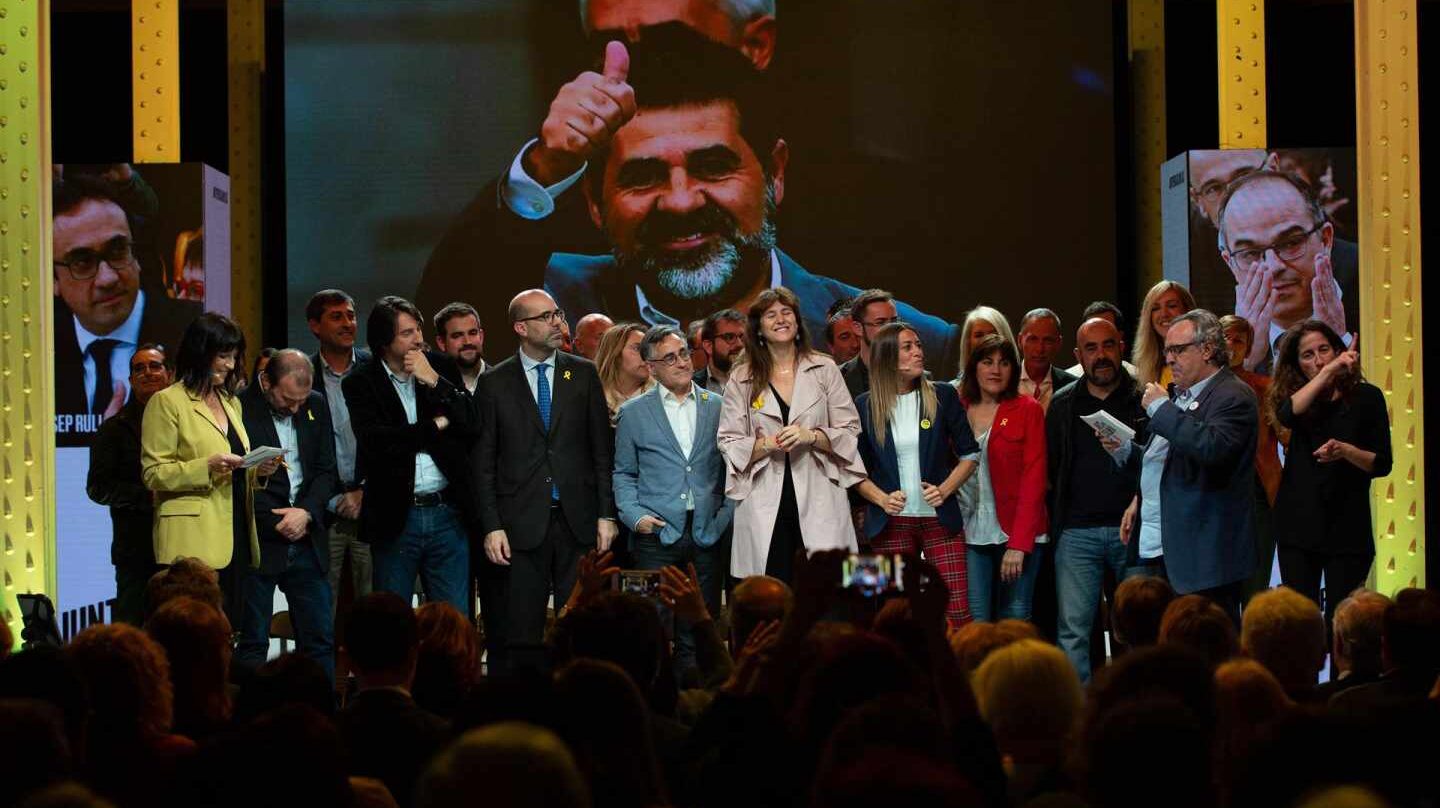 Acto electoral de JxCat.