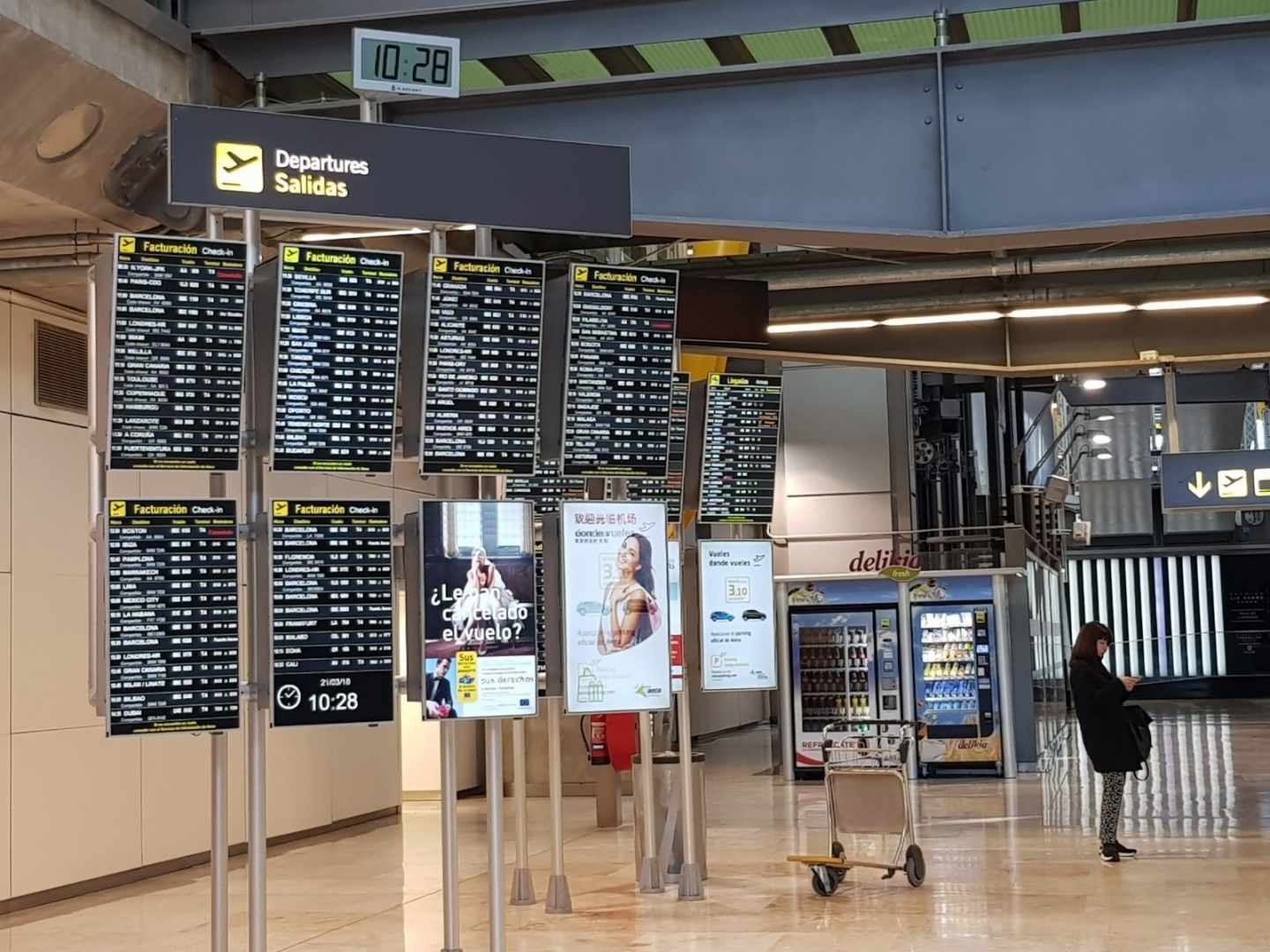 Aeropuerto de Barajas.