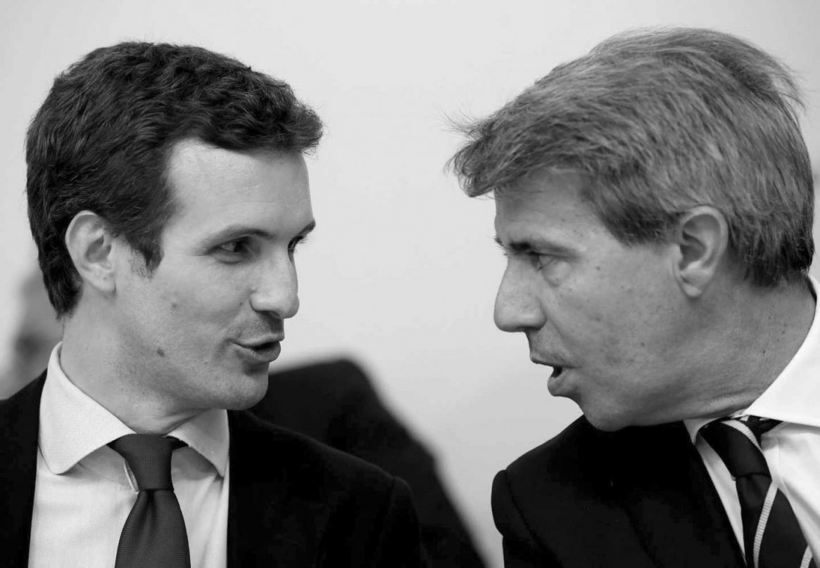 Pablo Casado y Ángel Garrido.