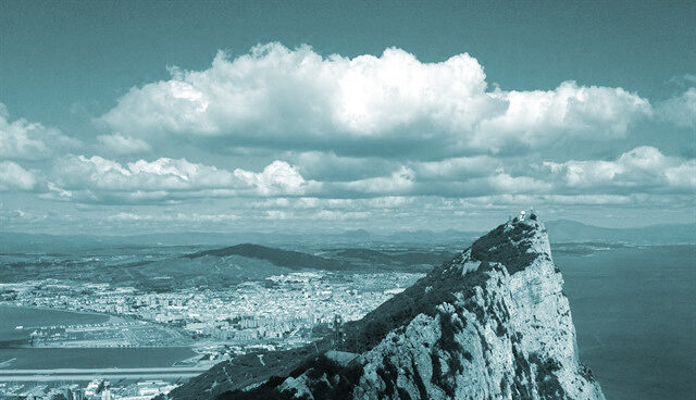 Panorámica del Peñón de Gibraltar.