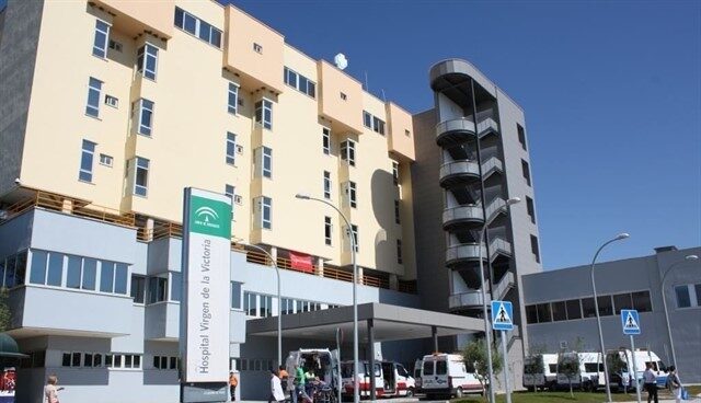 Hospital universitario Virgen de la Victoria en Málaga, donde sucedieron los hechos.