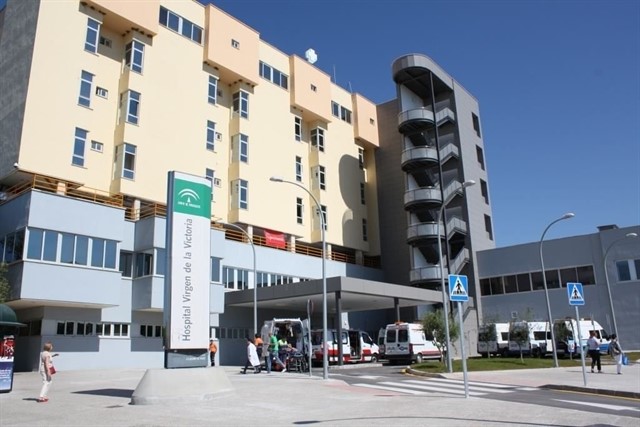 Hospital universitario Virgen de la Victoria en Málaga, donde sucedieron los hechos.