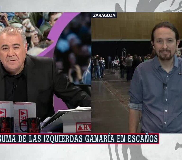 Iglesias pide en directo a Ferreras la cabeza de Inda y evita así hablar del CIS