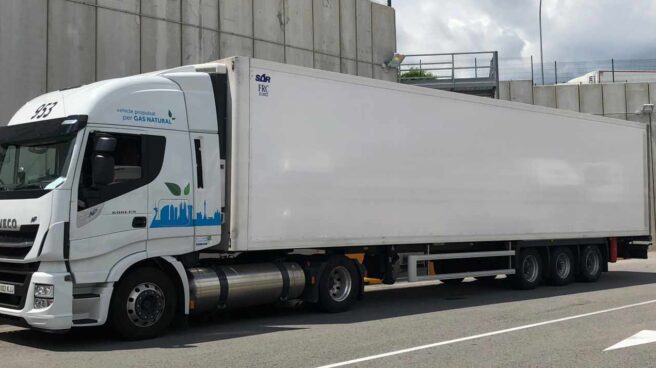 Un camión de gas natural de Iveco, uno de los cinco fabricantes afectados.