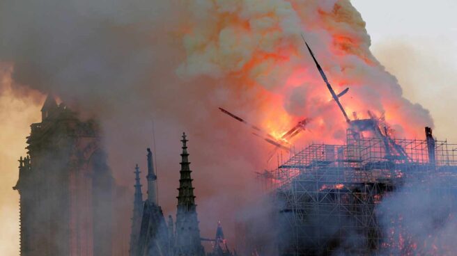 Galería: el catastrófico incendio que ha destruido Notre-Dame