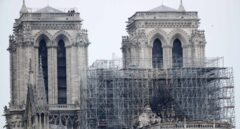 Así ha quedado el interior de Notre Dame después del incendio