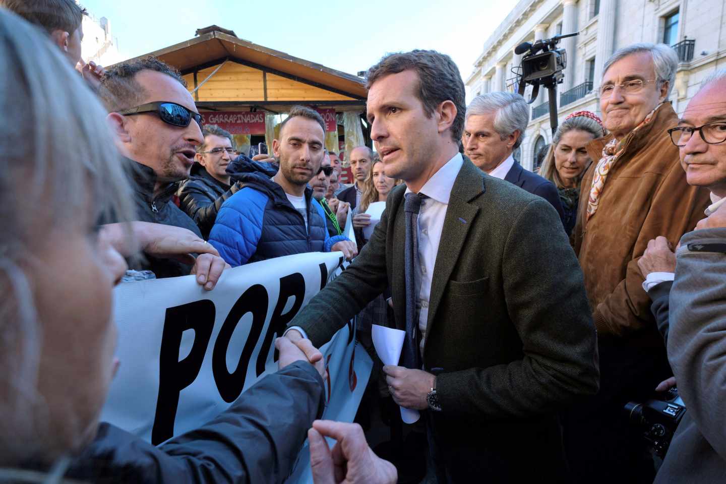 Pablo Casado, en Ávila.