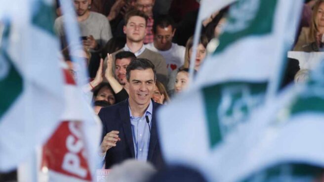 Pedro Sánchez inicia su campaña electoral en Dos Hermanas.