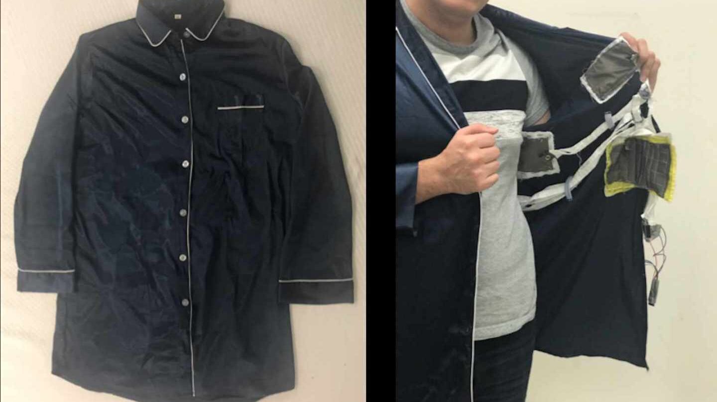 Prototipo de Phyjama, el primer pijama inteligente