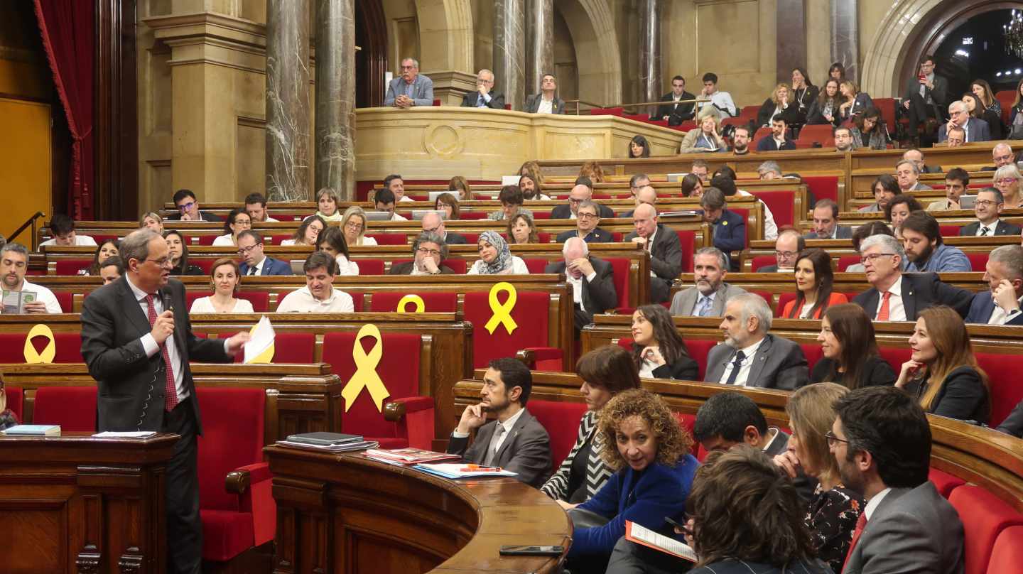 La CUP atribuye a Torra el récord en "reparto de sillas, simbolismos y detención de independentistas"