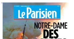 "Nuestro Drama": las portadas de la prensa francesa sobre el incendio de Notre-Dame