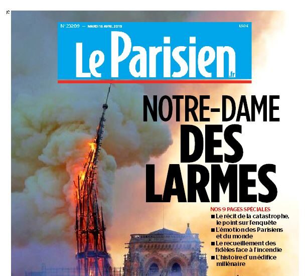 Le Parisien: "Nuestra Señora de las Lágrimas"