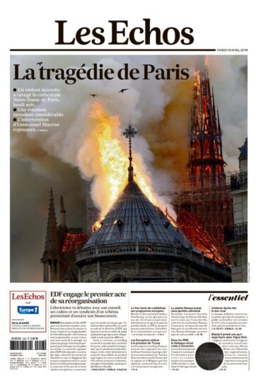 Les Echos: "La tragedia de París"