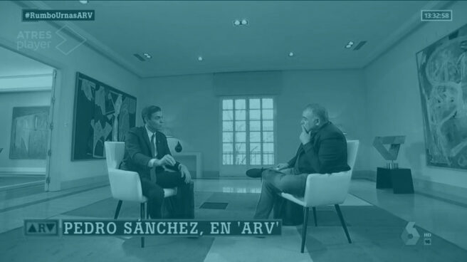 Pedro Sánchez y Antonio García Ferreras.