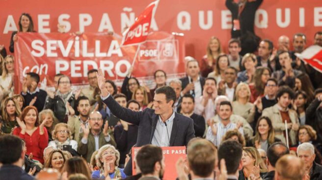 Pedro Sánchez, en Sevilla.