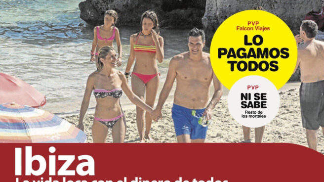 El PP niega el uso de la imagen de Sánchez con sus hijas en la campaña 'Falcon Viajes'