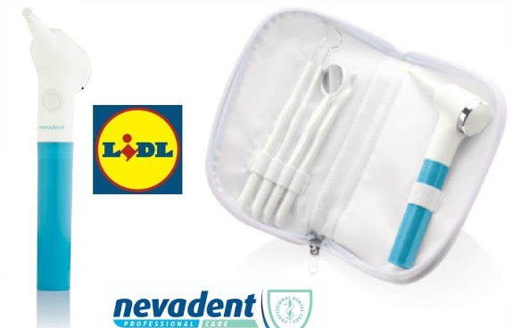 Set de pulido dental Nevadent, a la venta en Lidl, denunciado por los dentistas de Madrid.