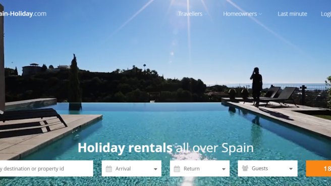 El portal de alquiler turístico Spain-Holiday.com.