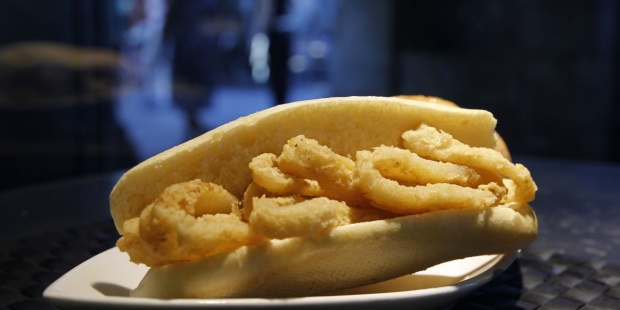 Bocata de calamares.