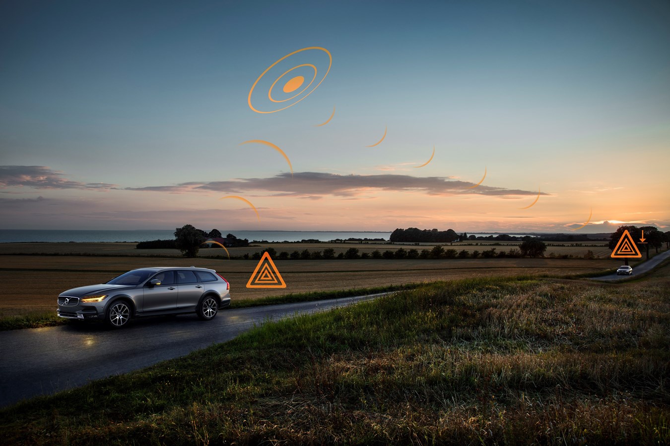 Los vehículos de Volvo se comunicarán entre sí peligros en las carreteras.