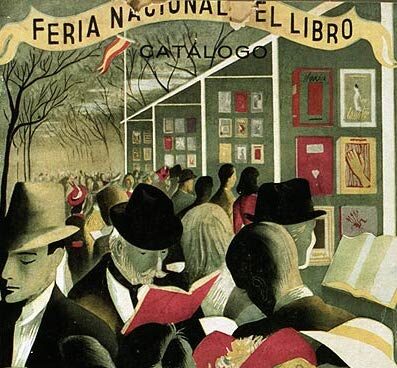 Cartel de la Feria del Libro de 1944.