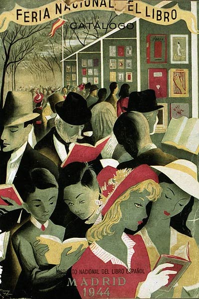 Cartel de la Feria del Libro de 1944.