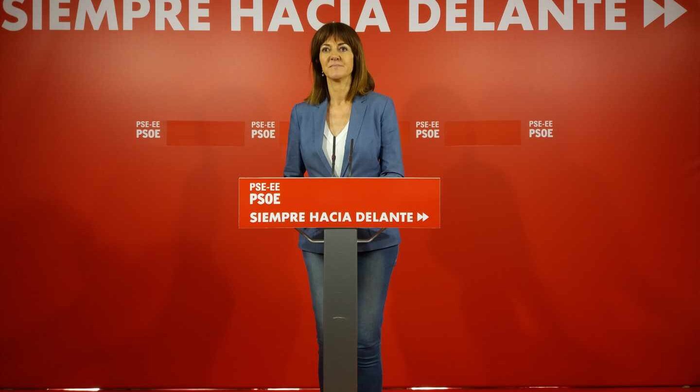 La secretaria general del PSE, Idoia Mendia.